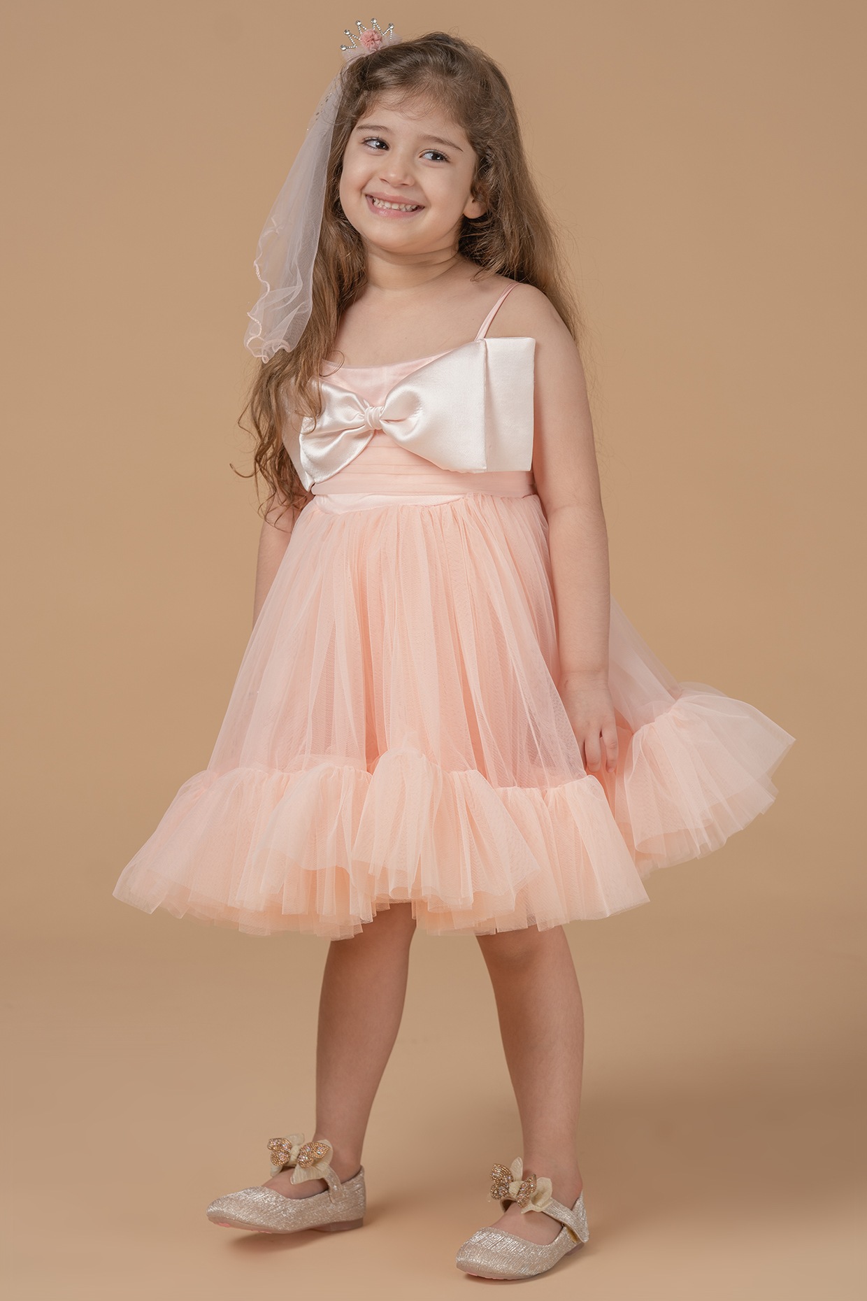 FENDI KIDS: dress for girls - Brown | Fendi Kids dress JFB400A8LG online at  GIGLIO.COM